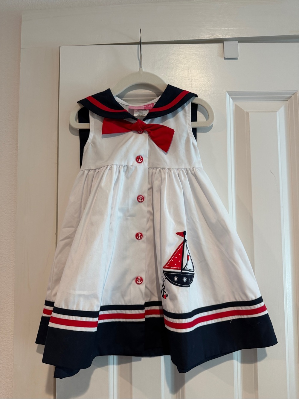 Toddler Girl Nautical Sailboat Dress